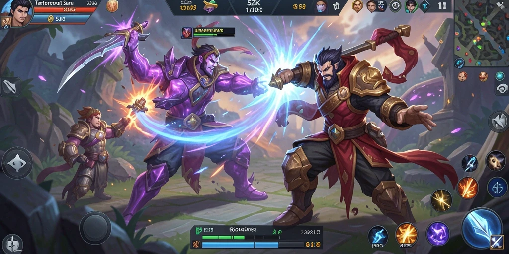 Tampak menariknya gameplay dan pertarungan di 5ZK.