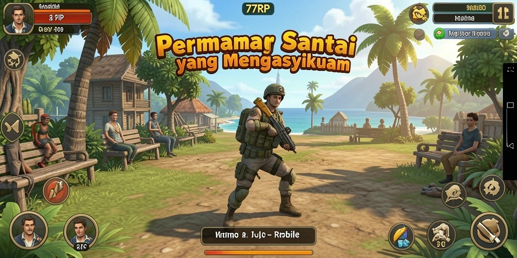 Screenshot gameplay 77RP yang menunjukkan keseruan dan tantangan.