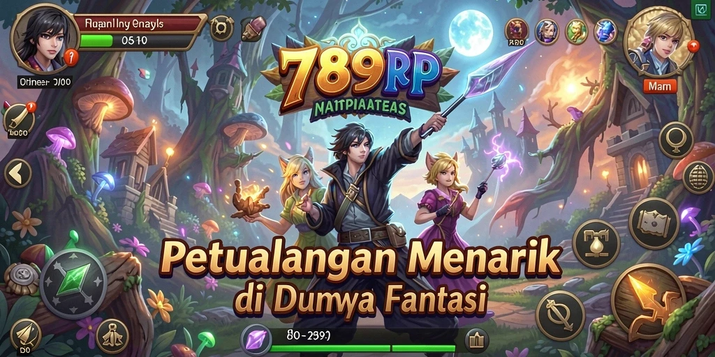 Tangkapan layar utama 789RP menampilkan aksi seru dalam gameplay petualangan.