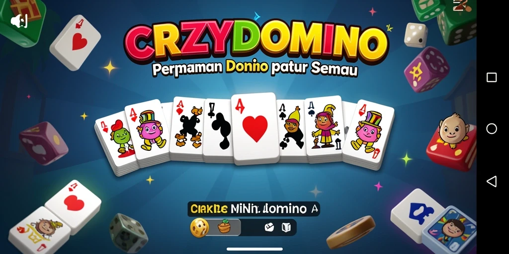 Screenshot gameplay penuh aksi dari CRAZYDOMINO yang menyenangkan.
