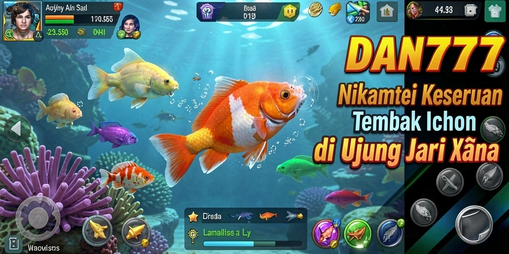 Tangkapan layar gameplay Tembak Ikan menampilkan aksi seru dan grafis yang menakjubkan.