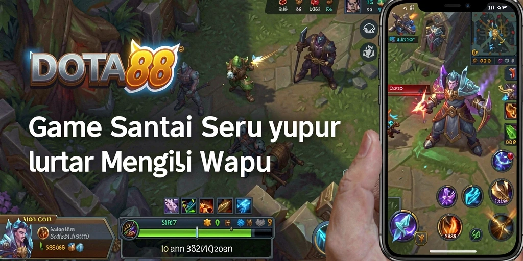 Tampilan gameplay DOTA88 yang menggembirakan dan penuh warna.