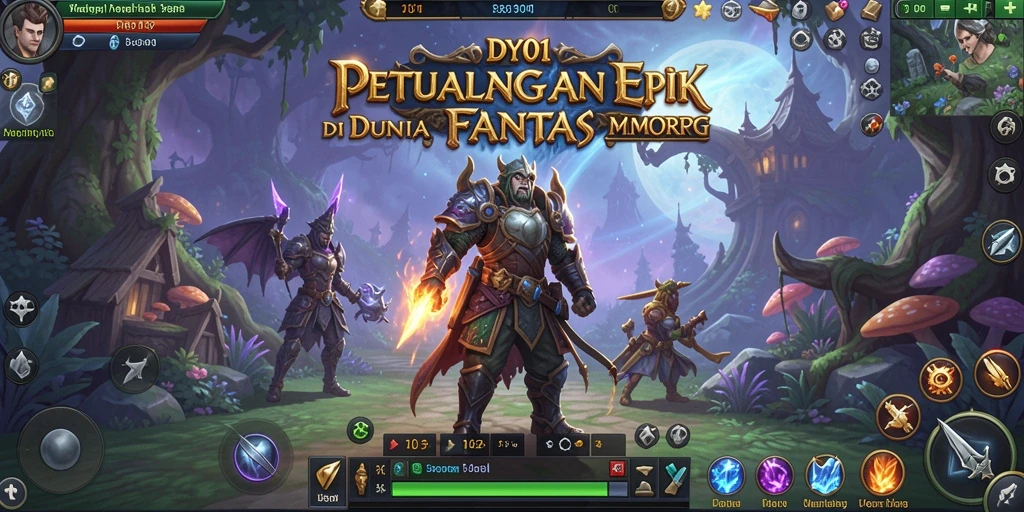 Tampilan gameplay DY01 yang seru dengan pertempuran epik.
