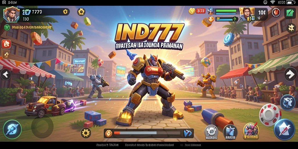Tampilan gameplay menarik dan dinamis dari IND777.