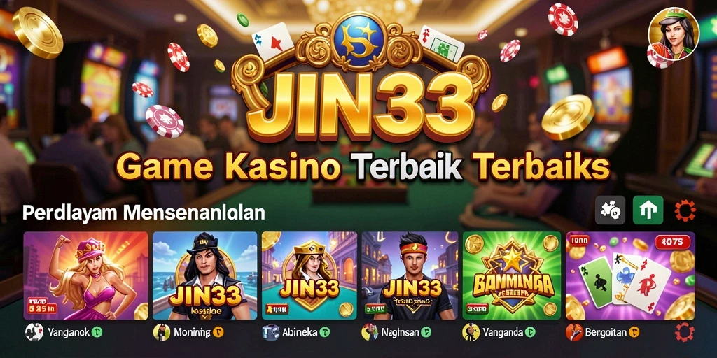 Screenshot menunjukkan gameplay mengasyikkan di JIN33 dengan tampilan Kasino yang menarik.