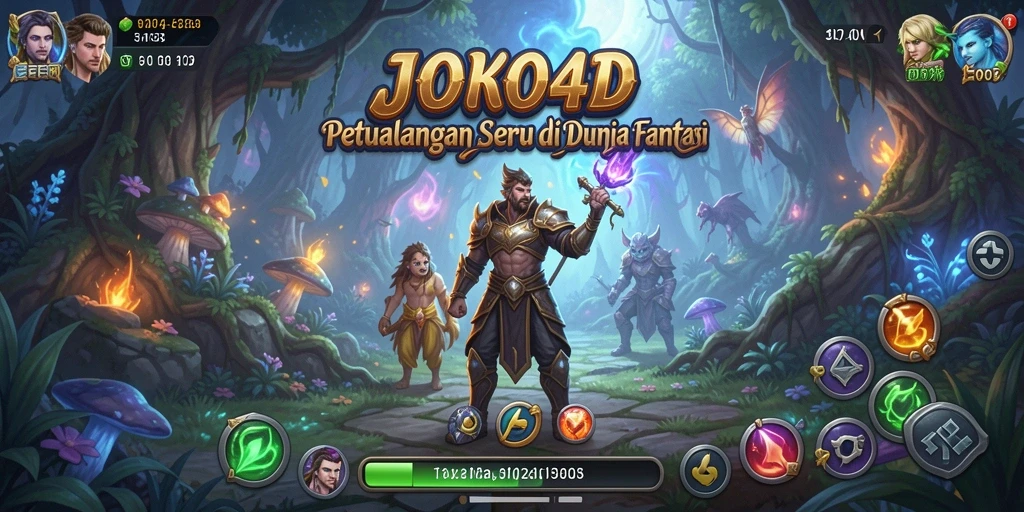 Tampilan gameplay seru dari JOKO4D yang menampilkan aksi petualangan.