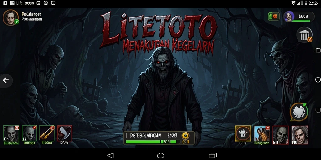 Tangkapan layar LITETOTO menampilkan suasana mencekam dan gameplay menegangkan.