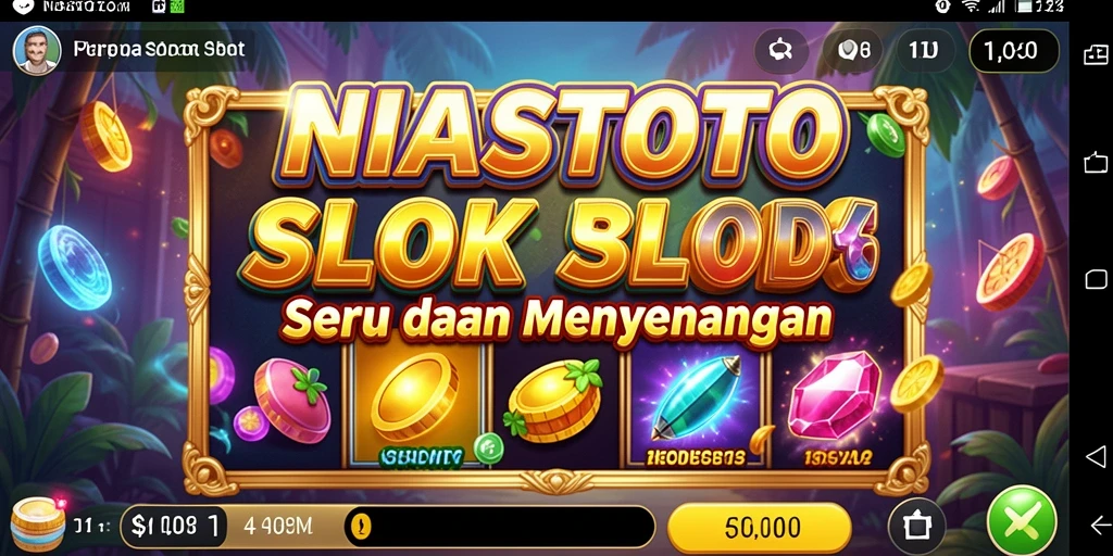 Tampilan gameplay menarik dari NIASTOTO dengan mesin slot beragam.