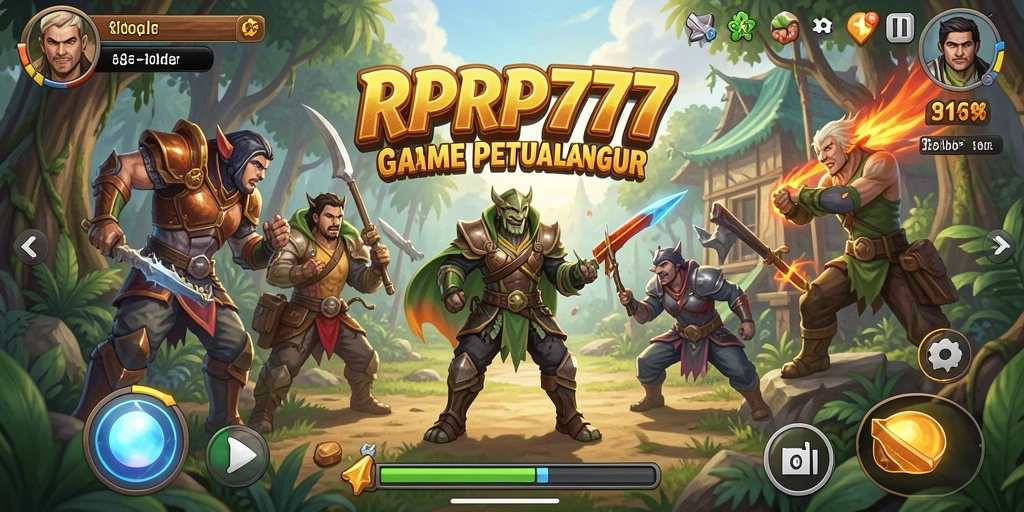 Tampilan gameplay seru dari RPRP777 dengan aksi cepat.