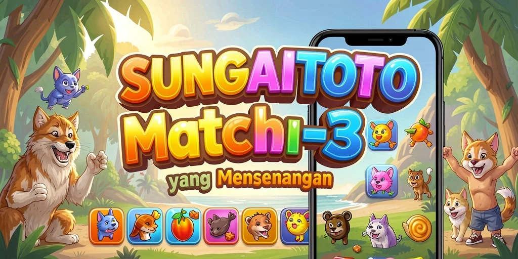 Tampilan grafis cerah dan gameplay seru SUNGAITOTO.