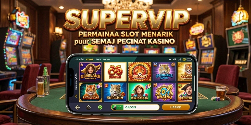 Tampilan gameplay Slot yang seru dan penuh warna di SUPERVIP.