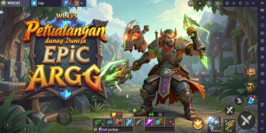 Gameplay mendebarkan di WIN33 dengan aksi ARPG intens.