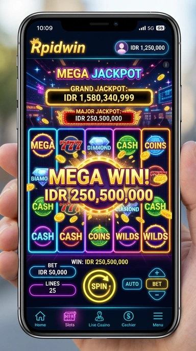 Proses unduh aplikasi di rpidwin yang sangat cepat.